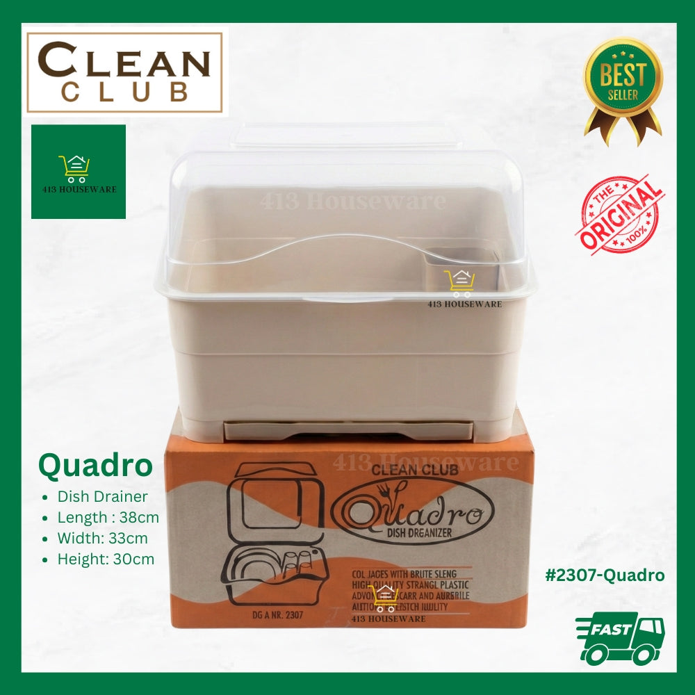 Quadro Mini Dish Drainer with Cover - Clean Club #2307