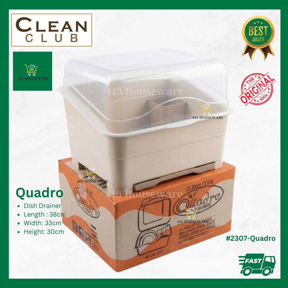 Quadro Mini Dish Drainer with Cover - Clean Club #2307