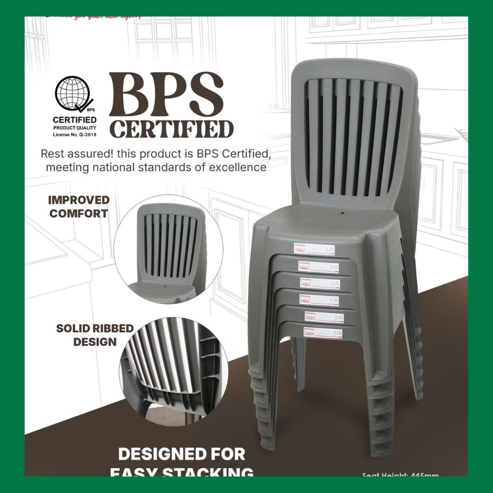 Sunnyware Dining Chair with Backrest Adult Chair Standard Height #9716