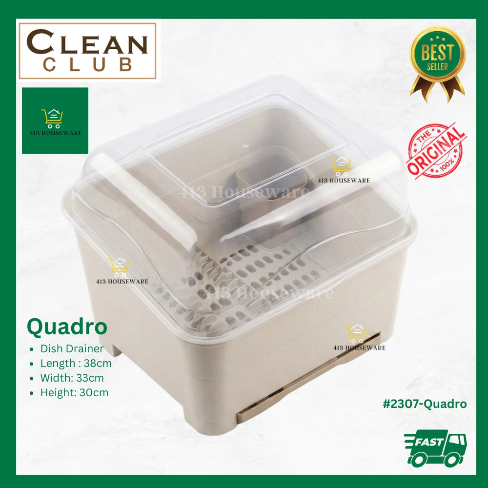 Quadro Mini Dish Drainer with Cover - Clean Club #2307