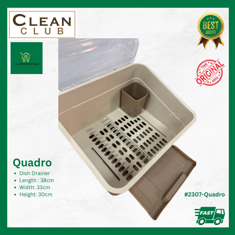 Quadro Mini Dish Drainer with Cover - Clean Club #2307