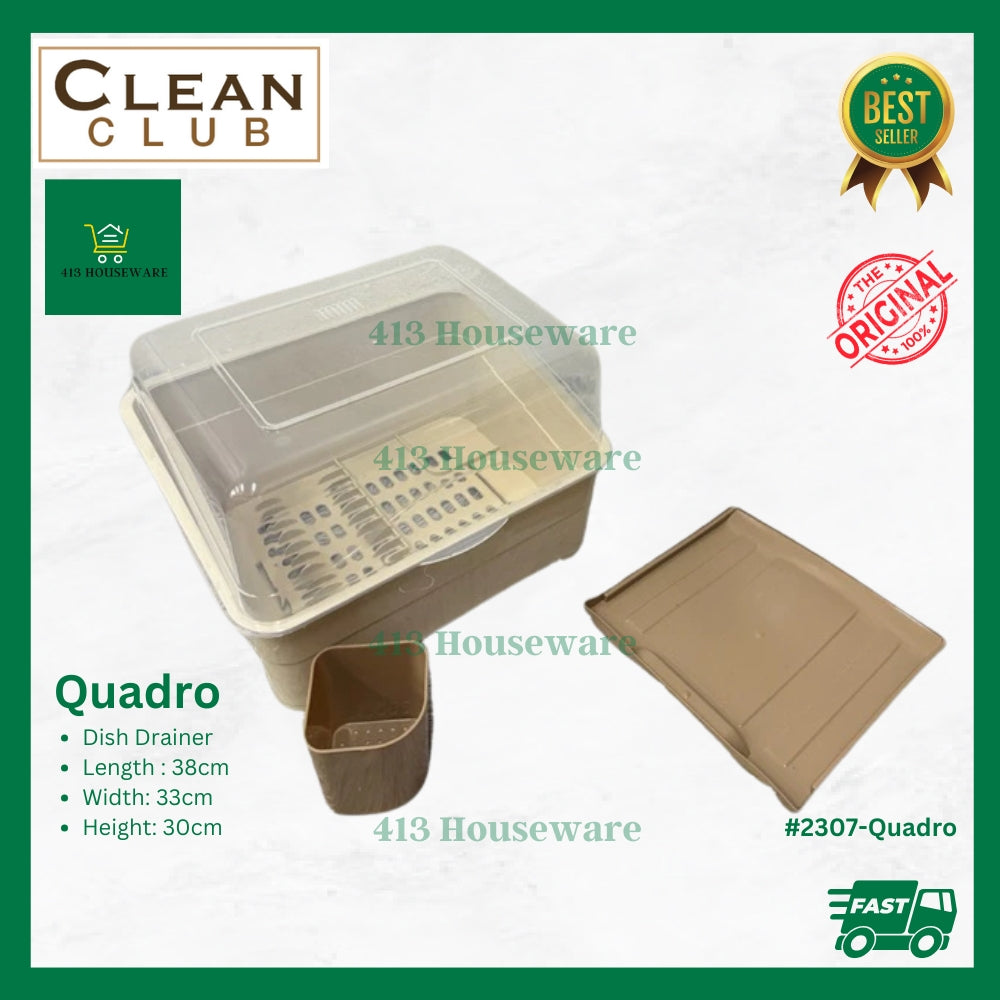 Quadro Mini Dish Drainer with Cover - Clean Club #2307