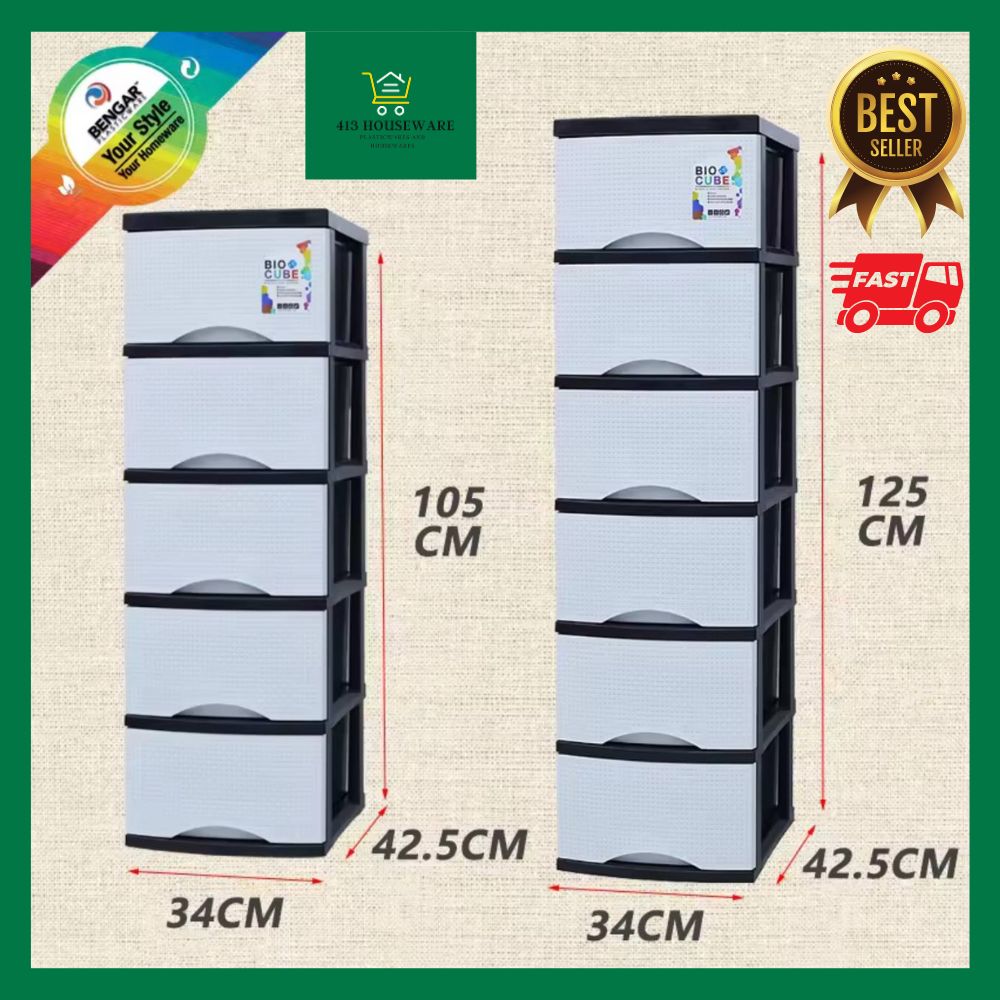 Two tall storage cabinets with dimensions and brand logos on a beige background